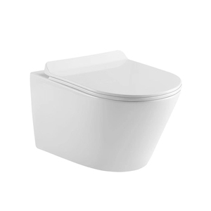 Европейский п-ловушка для мытья туалета на стену с крышкой UF - Product Image 1