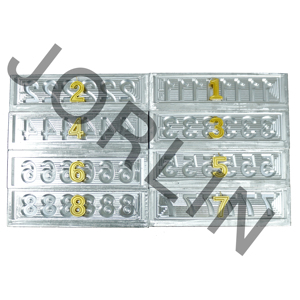 Usine en gros personnalisé or couleur métal aluminium anniversaire numéro <span class=keywords><strong>bougie</strong></span> faisant des moules bricolage paraffine cire <span class=keywords><strong>bougie</strong></span> Kits - Product Image 4