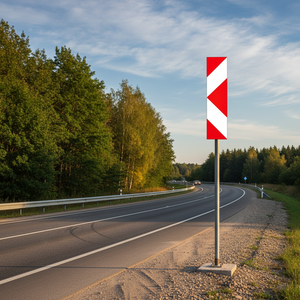 T-33F Reflective Traffic Sign <b>Safety</b> Triangle Road Sign for <b>Roadway</b> Usage - Product Image 3