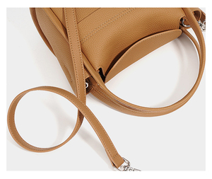 RZCK OEM personnalisé petit <span class=keywords><strong>sac</strong></span> à main de soirée mini <span class=keywords><strong>seau</strong></span> pour femmes fermeture éclair décontracté dames <span class=keywords><strong>marron</strong></span> panier épaule sacs à bandoulière - Product Image 6