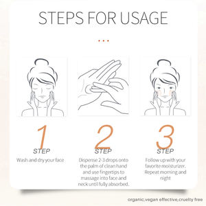 100% Reines Natürliches Hautverjüngendes Vitamin C Kollagen Kojisäure Anti-Aging Falten Vitamin C Haut Gesichtsaufhellung Glutathion Serum - Product Image 4