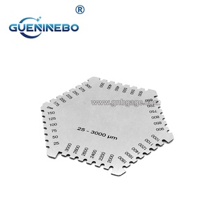 GNBGAGE - Calibrador <span class=keywords><strong>de</strong></span> <span class=keywords><strong>Espesor</strong></span> <span class=keywords><strong>de</strong></span> Película Húmeda Hexagonal <span class=keywords><strong>de</strong></span> Acero Inoxidable 2023, 25-3000 Um, GNB-26A, Gran Venta - Product Image 3