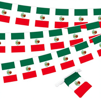 Drapeau de voiture du Liban à clipser sur vitre, 12x18 pouces, en polyester, impression numérique, durable pour événements sportifs patriotiques et défilés