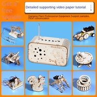 Kit d'expériences scientifiques en bois pour les élèves de maternelle - Âges 3-12 - Exploration scientifique - Bricolage - Artisanat - Jouet éducatif