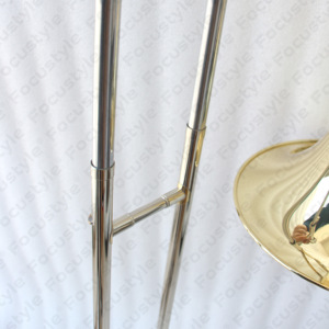 <span class=keywords><strong>Trombone</strong></span> Bb de haute qualité, <span class=keywords><strong>prix</strong></span> d'usine, avec corps en laiton laqué transparent et pistons et glissières intérieurs en cupronickel - Product Image 2
