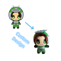 Porte-clés personnalisé en peluche, mini figurine de dessin animé, pendentif de sac en forme de chat avec capuche, OEM ODM