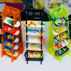 Support de rangement transparent pour fingerboard professionnel en acrylique de grande taille, présentoir pour mini-skateboard - Product Image 2