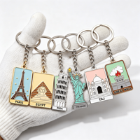 Porte-clés en métal gris lisse et léger de haute qualité avec nom personnalisé