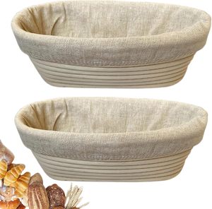 Cesta de Ratán Ovalada para Fermentar Pan, Duradera, para Cocina, Venta al por Mayor - Product Image 1