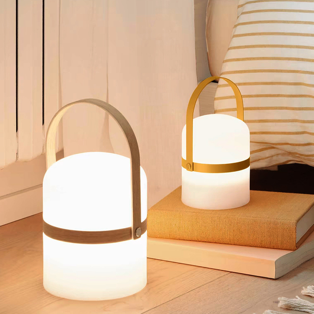 Indoor Outdoor Waterproof Portable Battery Powered Cordless Rechargeable Living Room Restaurant Led Table Lamp
