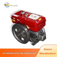 Moteur diesel monocylindre Changfa Changchai 7-8 CV 4 temps refroidi par eau, norme Euro 3, vente en gros usine pour l'agriculture