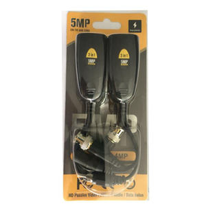 3-في-1 <span class=keywords><strong>Balun</strong></span> فيديو سلبي مع موصل طاقة تيار مستمر و Rj45 إلى جهاز إرسال واستقبال شبكة BNC لملحقات المراقبة - Product Image 4