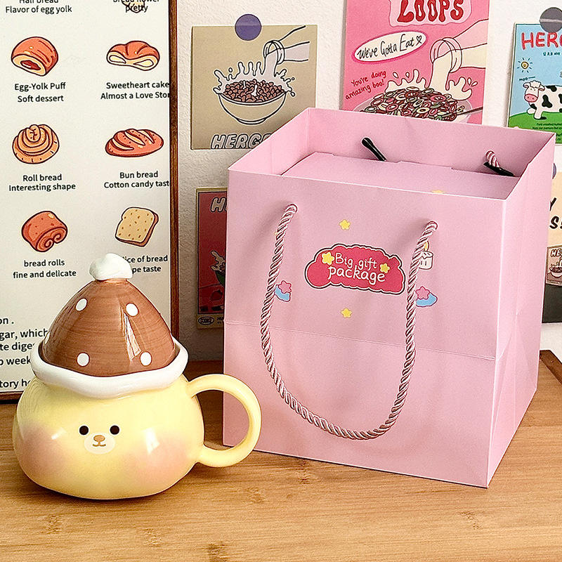 กล่องของขวัญเจ้าหญิง - ถุงโชคดีพร้อมหมีสีเหลือง