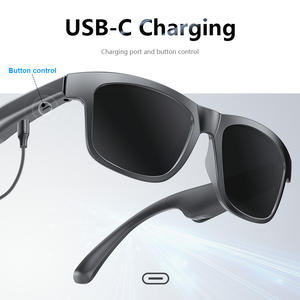 Gafas Inteligentes con Llamadas Bluetooth ZY010 con Reproductor de Música, Audio con un Clic, Sin Silicona, Gafas de Sol Negras, Gafas Inteligentes para Hombre y Mujer - Product Image 4