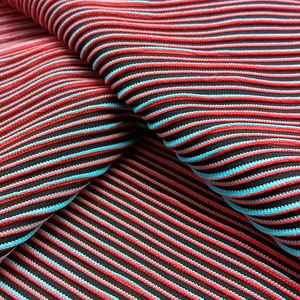 Fornitura di fabbrica In poliestere Ready Stock <span class=keywords><strong>Spandex</strong></span> 4 vie elasticizzato 230gsm colore che cambia tessuti Jacquard per abbigliamento sportivo