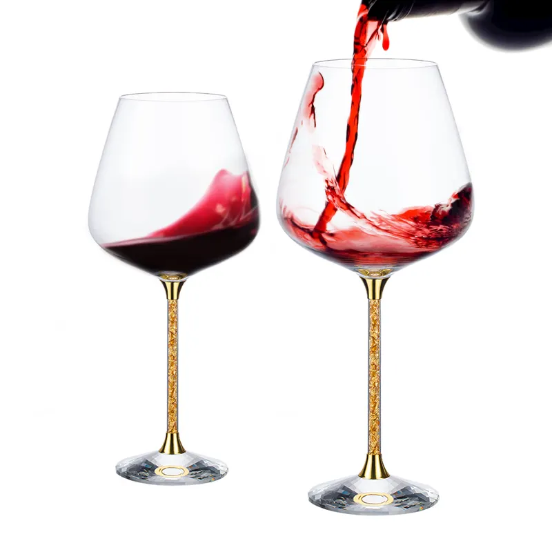 New Product High Quality Crystal Goblet Balloon Wine Glass Set