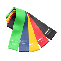 Yoga formation Pilates Sport Latex bandes élastiques pour Fitness bandes de résistance en caoutchouc avec LOGO de force