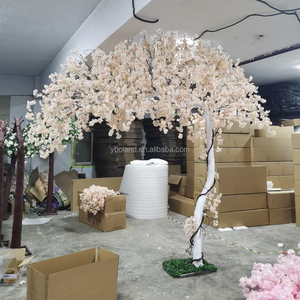 V25 seda <span class=keywords><strong>artificial</strong></span> flor de cerezo árbol flor de cerezo boda flor árbol para decoración al por mayor - Product Image 6