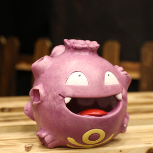 Anime Pokemoned şekil Koffing Censer sevimli oyuncak bebek heykeli toplamak modeli masaüstü dekorasyon doğum günü hediyesi - Product Image 2