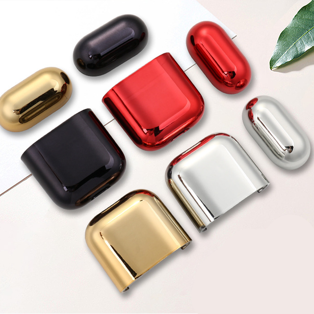 For AirPods Protective Case TPU+PC Plated Full Cover Shockproof Fits AirPods Pro 2 & New 3rd Gen