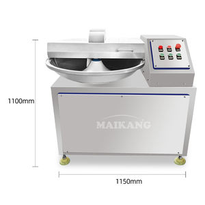 Coupe-bol en acier inoxydable de qualité alimentaire, émulsifiant à viande pour le remplissage de saucisses italiennes et le traitement de la pâte à viande CE - Product Image 6