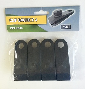 Clips <span class=keywords><strong>de</strong></span> bâche en plastique multi-usages pour tentes d'extérieur, légers, coupe-vent, réglables, en nylon - Product Image 5