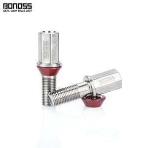Écrou <span class=keywords><strong>antivol</strong></span> en alliage de titane BONOSS de qualité 10.9, forgé, boulon de roue de voiture M14x1.25/M14x1.5 pour BMW Audi <span class=keywords><strong>Mercedes</strong></span> Benz Volkswagen - Product Image 4
