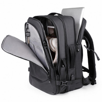 Mochila de Viaje Expandible, Impermeable, Grande, para Negocios y Conferencias, con Puerto de Carga USB, Diseño Moderno y Duradero