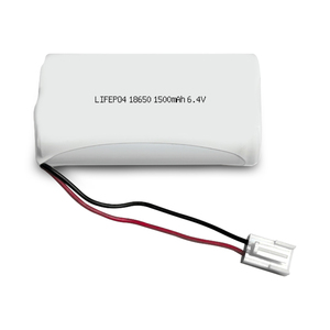 JINTION 6.4V 1500mAh LiFePO4 Acil Durum Aydınlatma Pili, ELP B069 Yan Yana 2 Hücreli için Yedek Pil - Product Image 1