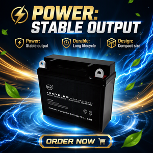 HY <span class=keywords><strong>12N7B</strong></span> Versiegelte Motorradbatterie 12V 7,0AH für Elektrowerkzeuge Anlasser Blei-Säure-Batterie - Product Image 1
