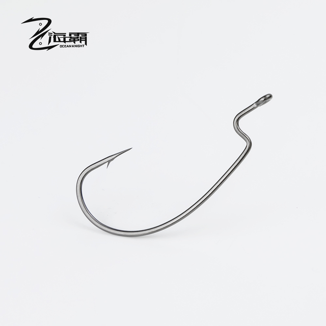 Steel Alloy Crankbait Hook Lure Reinforced Fishing Rig Reverse-Style Hook for Bass Mandarin Fish Saltwater Fishing Stream