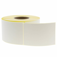 Autocollant personnalisable 4 ''* 6'' rouleaux de fente thermique directe impression privée étiquette d'adresse d'expédition