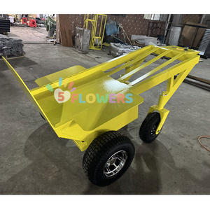 Troli kereta Trailer tiup tugas berat untuk mengangkat rumah memantul - Product Image 5
