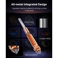 Kit de Boquillas de Cambio Rápido Creality Unicorn de 0.4mm, 0.6mm y 0.8mm, Aleación de Cobre para Impresora 3D K1C, K1 SE, K2 SE