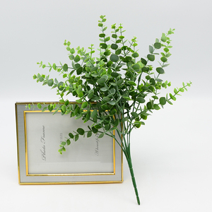 Piante Verdi Artificiali Ornamenti di <span class=keywords><strong>Eucalipto</strong></span> Mazzo di Foglie Erba Decorativa Piante Artificiali - Product Image 5
