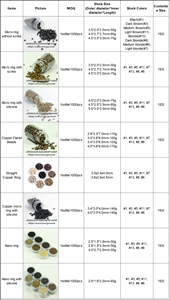 <span class=keywords><strong>Euro</strong></span> Locs Tools แหวนขนาดเล็ก,ลูกปัดสำหรับต่อผมขนาด1000*3.6ชิ้น/ขวดขนาด2.9*4.5 * มม. สำหรับต่อผม - Product Image 6