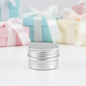Barattolo in Alluminio Riutilizzabile da 30ml con Tappo a Vite - Contenitore Rotondo per Rossetti e Cosmetici, <span class=keywords><strong>Scatola</strong></span> per Polvere di Tè, Vendita Diretta dalla Fabbrica - Product Image 1
