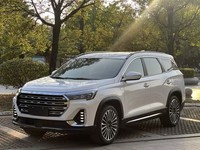 Jetour X90 Zilong 2.0T DCT SUV d'occasion, modèle Ever-Victorious, 5 places, automatique, turbo, jantes en alliage R20, toit ouvrant panoramique en tissu.