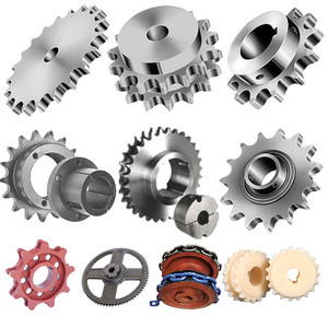 Công nghiệp băng tải xe gắn máy Xích Châu Âu/Mỹ tiêu chuẩn nông nghiệp Duplex Triplex côn mang Con lăn chuỗi sprockets - Product Image 1