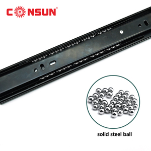 <span class=keywords><strong>Armoire</strong></span> Consun <span class=keywords><strong>coulissante</strong></span> à extension complète roulement à billes tiroir Rail diapositives canal télescopique <span class=keywords><strong>cuisine</strong></span> fermeture en douceur diapositives de tiroir - Product Image 2