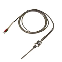 Sonde de température industrielle en acier inoxydable RTD PT100 Vis K Type Capteur de température Thermocouple
