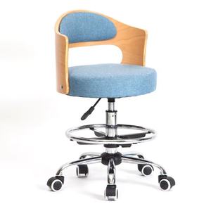 Contemporary Full-Back Upholstered Swivel Solid Wood Chair Modern Home Furniture Bucket <b>Seat</b> Living Room Dining Apartment - Product Image 6