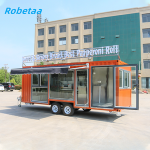 Robetaa Food Truck contenedor restaurante remolque de comida móvil con cocina completa concesión remolques de comida precio al por mayor - Product Image 1