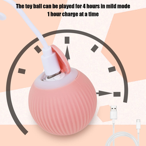 New Pet Training Dog <b>Interactive</b> Game with LED Lights, Electric Automatic Rolling Ball, Intelligent Silicone <b>cat</b> <b>Toy</b> - Product Image 2