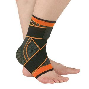 Tobillera Deportiva, Protector de Tobillo para Fútbol, Correa de Compresión de Nailon, Banda Elástica Negra, Soporte de Tobillo para Gimnasio con Logotipo OEM - Product Image 4