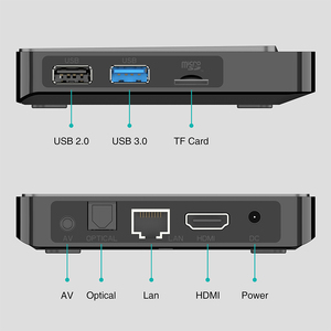 Gocast-tv box <span class=keywords><strong>X4PRO</strong></span>, 8K, amlogic S905X4, android 10,0, con luz RGB dinámica, AV1, compatible con decodificador para entretenimiento en casa - Product Image 4