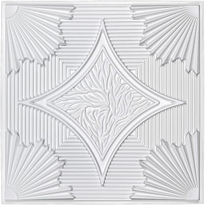 High Quality PVC 3D Panels <strong>Tiles</strong> Decorative Ceil Drop <strong>Ceiling</strong> for Office Building Waterproof Strip Shape CE Certified - Product Image 1