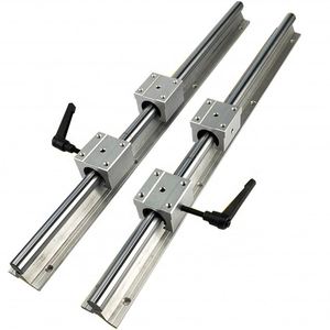 รางนำทางเชิงเส้นกลมอะลูมิเนียม CNC รุ่น SBR12 และบล็อกสไลด์เชิงเส้น SBR12UU SBR12LUU - Product Image 2