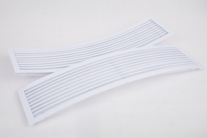 Hiện Đại Trắng nhôm HVAC cong nướng đăng ký hình chữ nhật hệ thống điều hòa không khí hình lục giác tường thông gió khách sạn trường học - Product Image 2