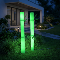 Lampes LED de paysage extérieures étanches à piles au lithium, décoration pour Thanksgiving, Noël, Halloween, multicolores, télécommande